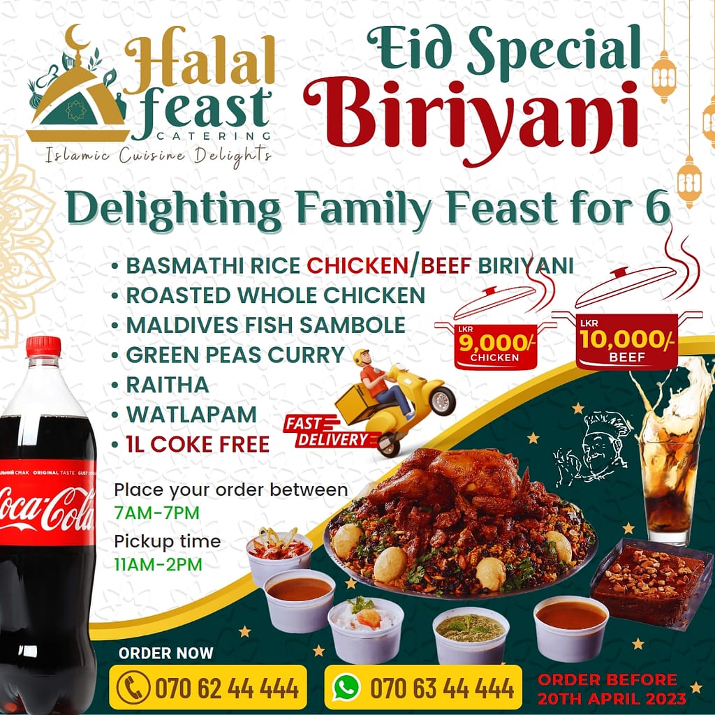 Halal Feast Catering eid special Biriyani Sawan