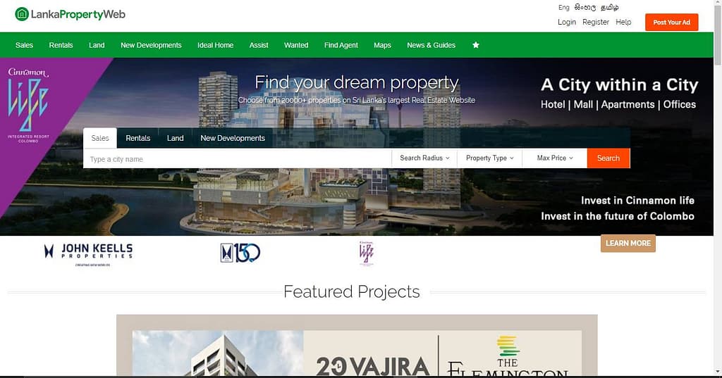 Lanka Property web Property Search in Sri Lanka