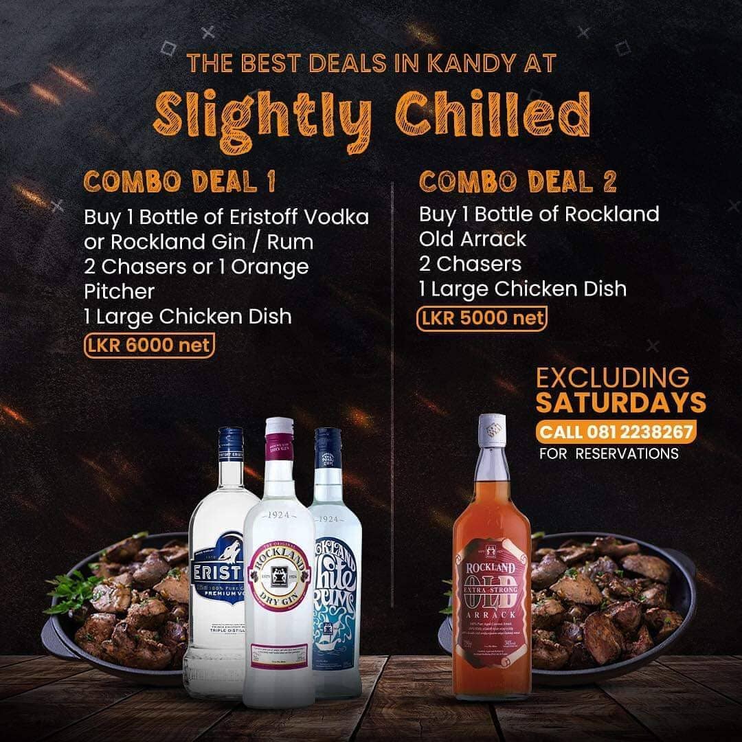 Slightly Chilled Lounge Bar Rooftop Lounge Bar in Kandy