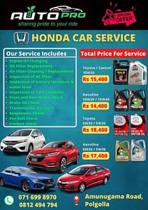 Auto Pro Car Care Centre Honda service
