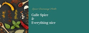 Galle Spice banner