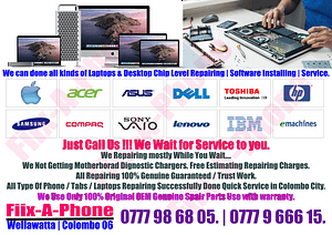 iix A Phone Laptops and macbook Repairing Colombo Sri Lanka 1