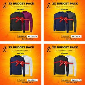 zurich colombo 2X T Shirt Budget Pack
