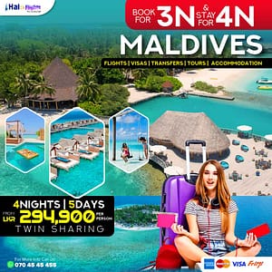 Maldives paradise Lets the Sea set you free 4 nights