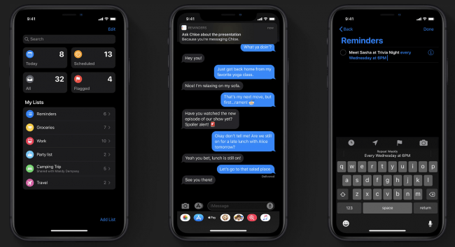 dark mode apple