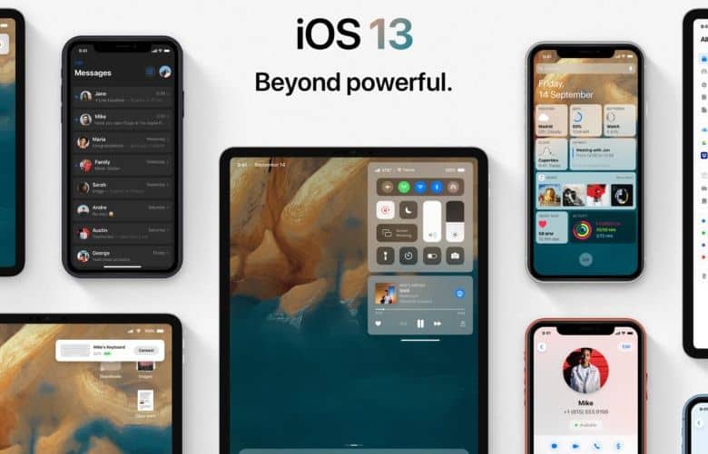 iPhone ios 13