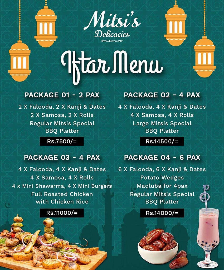 Mitsis Delicacies Ramadan Special Iftar Packs