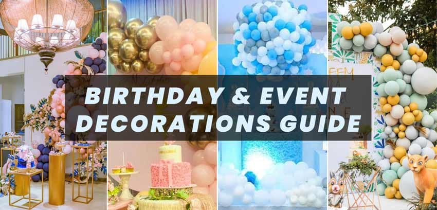 birthday party planning and organizers